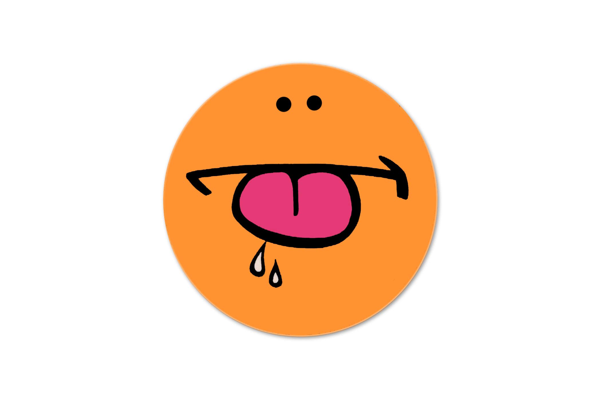 Funny Face Drink Coasters - Double Sided Coaster Set for Drinks - Disposable, Recyclable 25 Count Pack - Thick and Absorbent Paper Circle Coasters (Faces) - Image 4