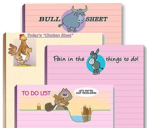 Stonehouse Collection 12 Funny Notepads Assortment Pack - Great Funny Office Gift - Image 3