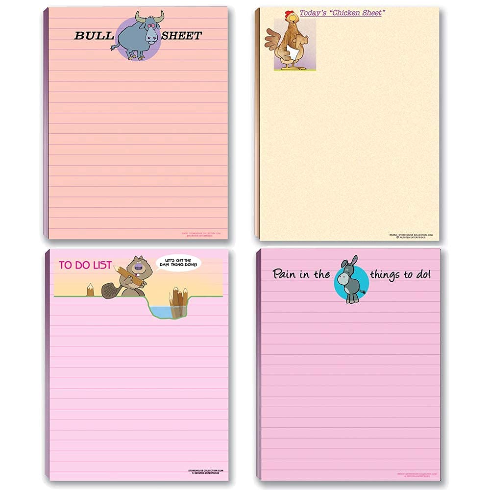 Stonehouse Collection 12 Funny Notepads Assortment Pack - Great Funny Office Gift - Image 6