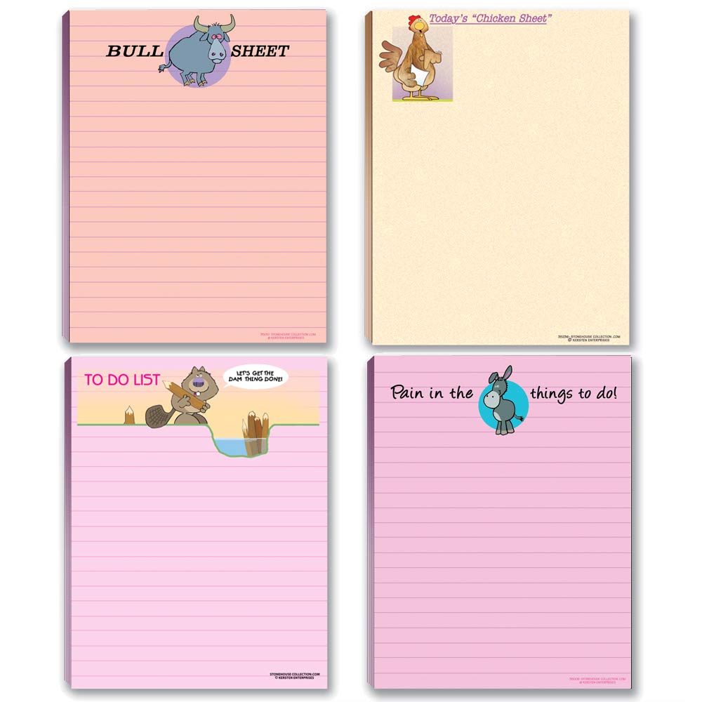 Stonehouse Collection Funny Assorted Birthday Cards & Assorted Notepads - USA Made- 25 Birthday Cards & 8 Notepads - Image 3