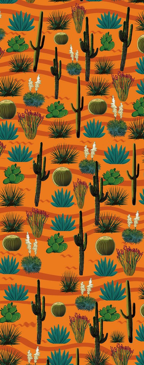 Stonehouse Collection Cactus Themed Silk Tie – Men’s Necktie with Cactus Pattern Featuring Saguaro, Prickly Pear, Barrel, Ocotillo & Agave – Southwestern Style Gift - Image 4