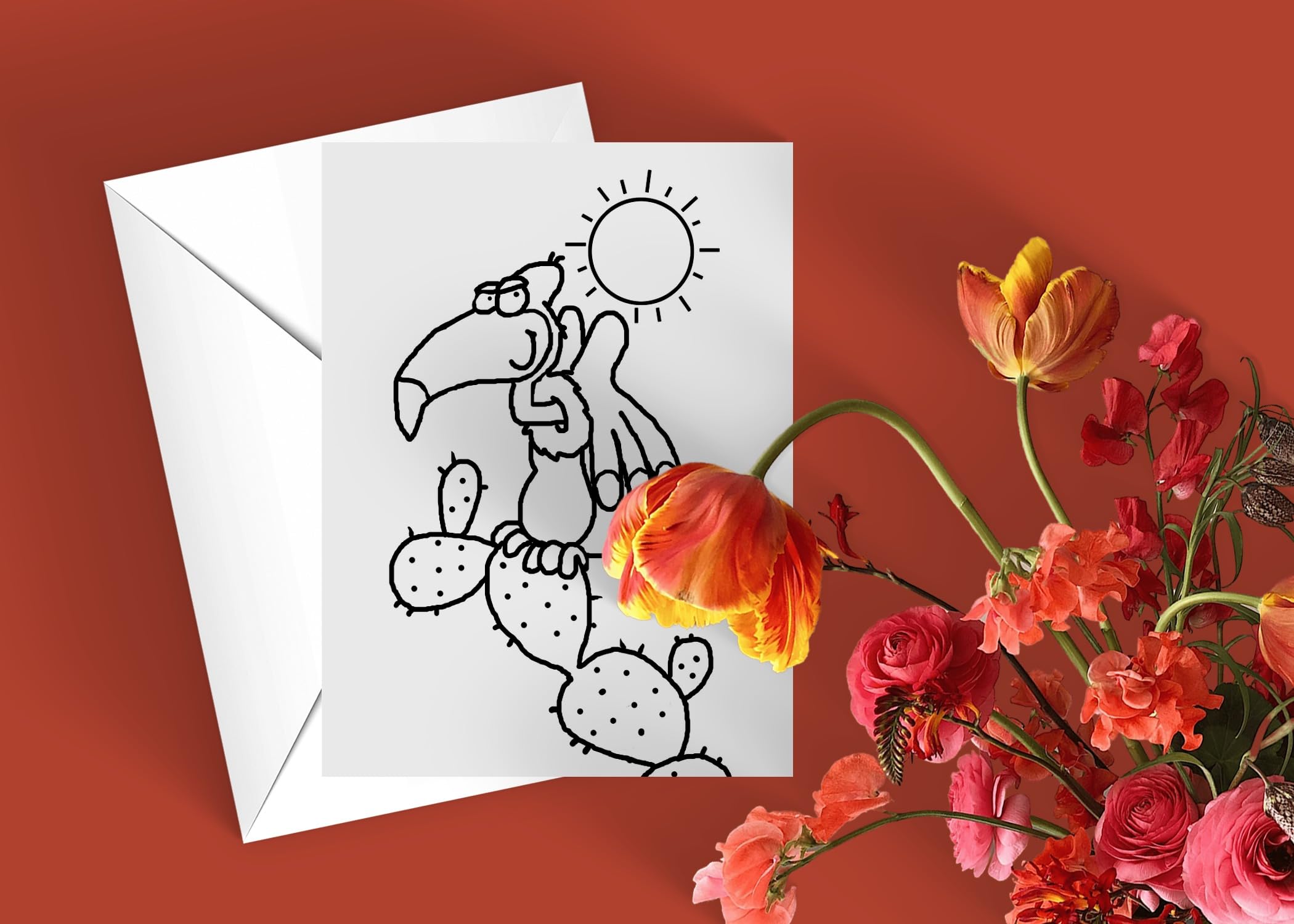 Stonehouse Collection Color-Your-Own Greeting Cards for Kids Pack of 12 6.25" x 4.5" Blank Inside Fun DIY Cards for Birthdays, Thank You Notes & More! (Assorted) - Image 6