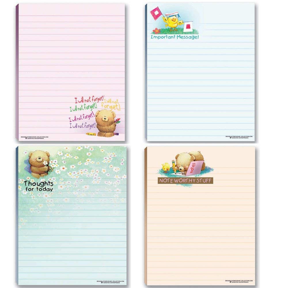Stonehouse Collection Cute Notepad Set - 8 Fun Notepads for Kids, Parents, Teachers and More - Great Small Gift - Image 3