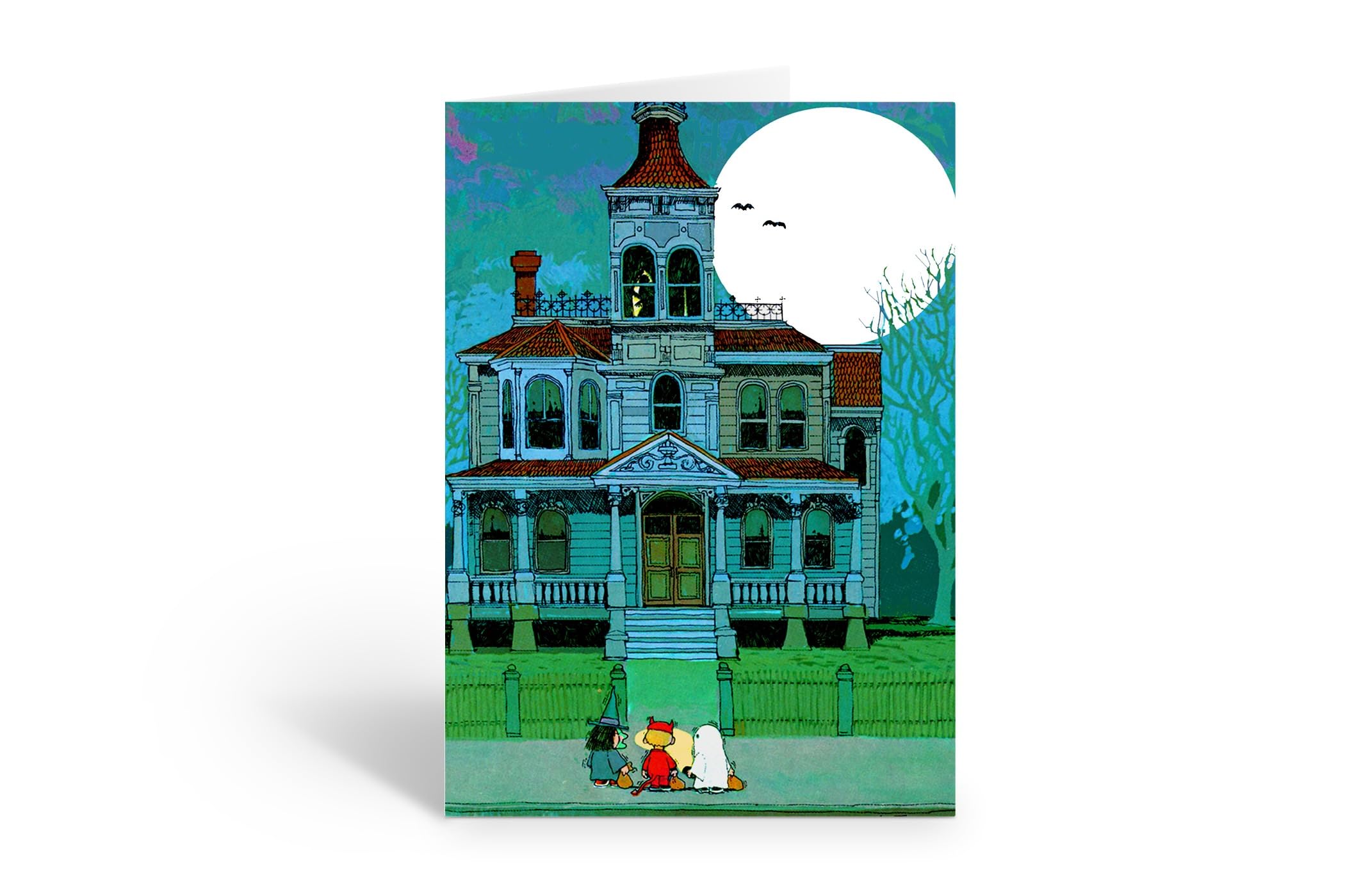 Stonehouse Collection, Haunted House Halloween Greeting Cards – 2-Pack – 6.25 x 4.5 – Includes Envelopes – Happy Halloween Inside – Made in the USA (Assorted 2) - Image 5