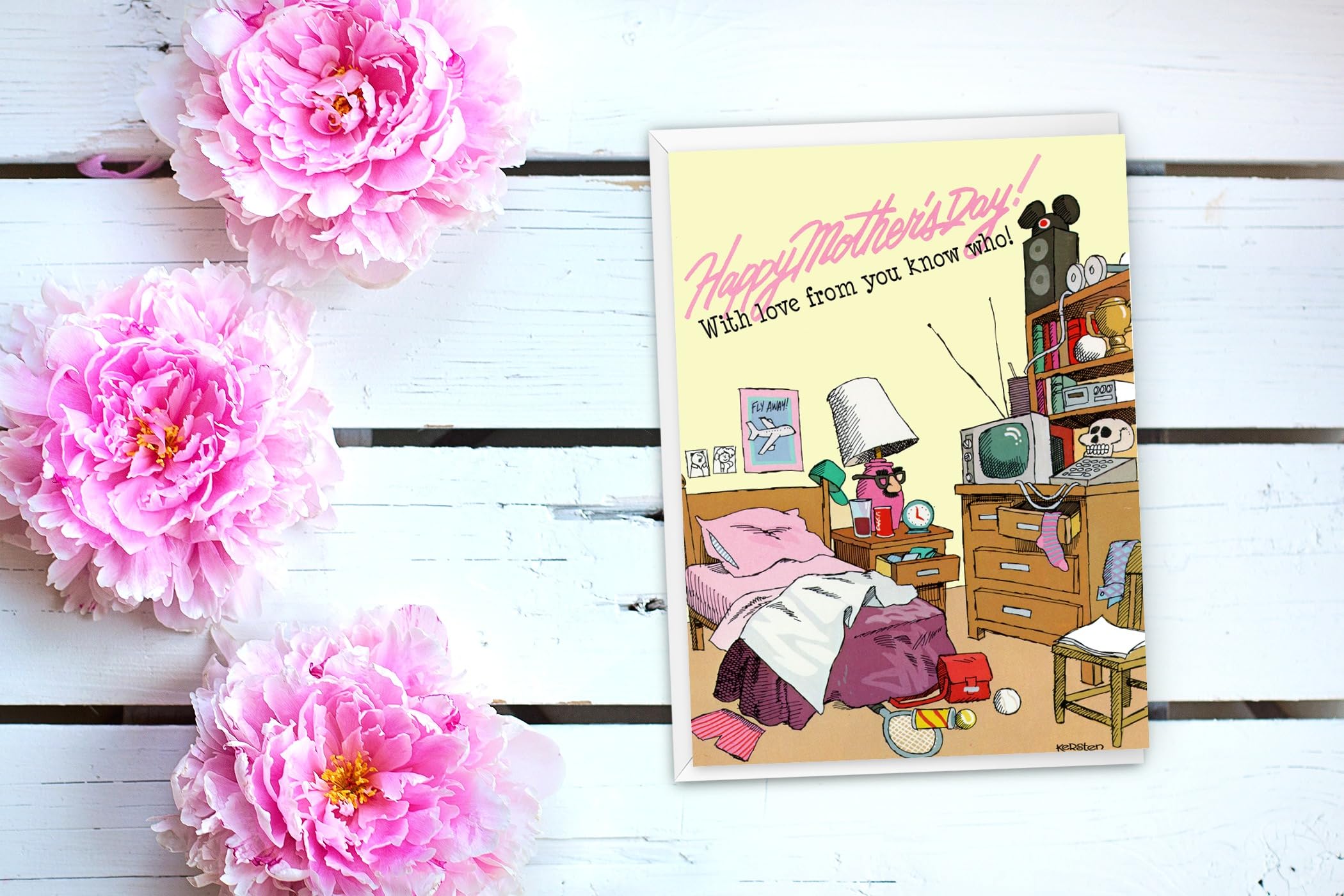 Stonehouse Collection Funny Mother's Day Greeting Card | Messy Room Humor for Mom | 5 x 7 inches, Single Card - Image 5
