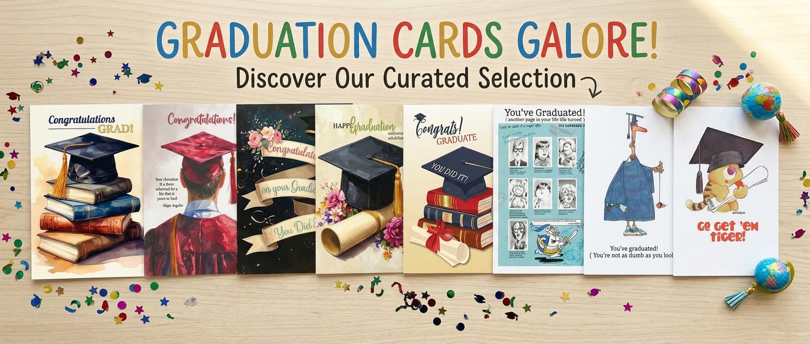 Stonehouse Collection | Graduation Card | Inspirational Woman Grad Card | 5x7 | Blank Single | Congradulations (Girl with Cap and Gown) - Image 7