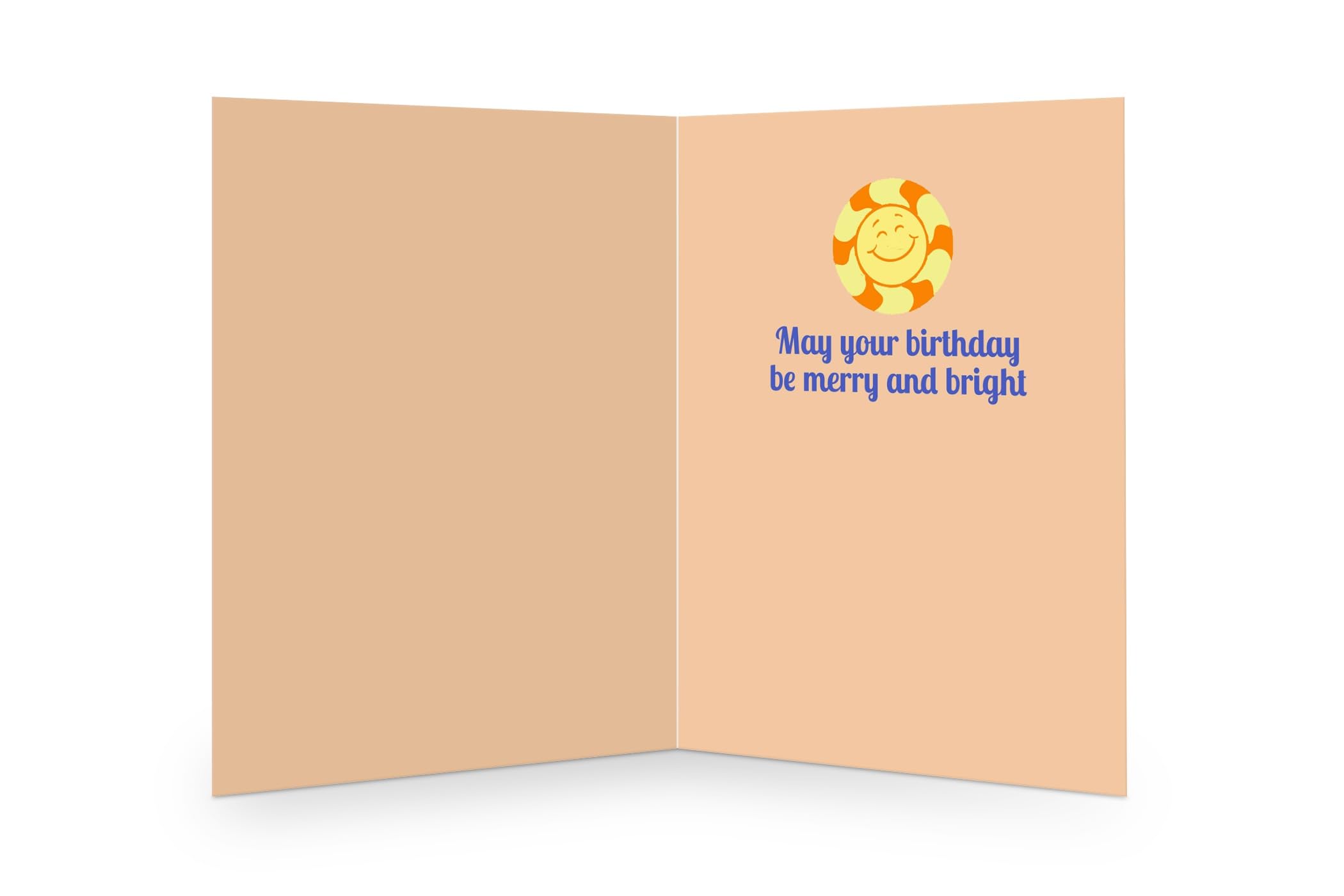 Stonehouse Collection Happy Birthday Beach Card, Seagull Birthday Card, Single Card with Envelope - Made in the USA - Image 3