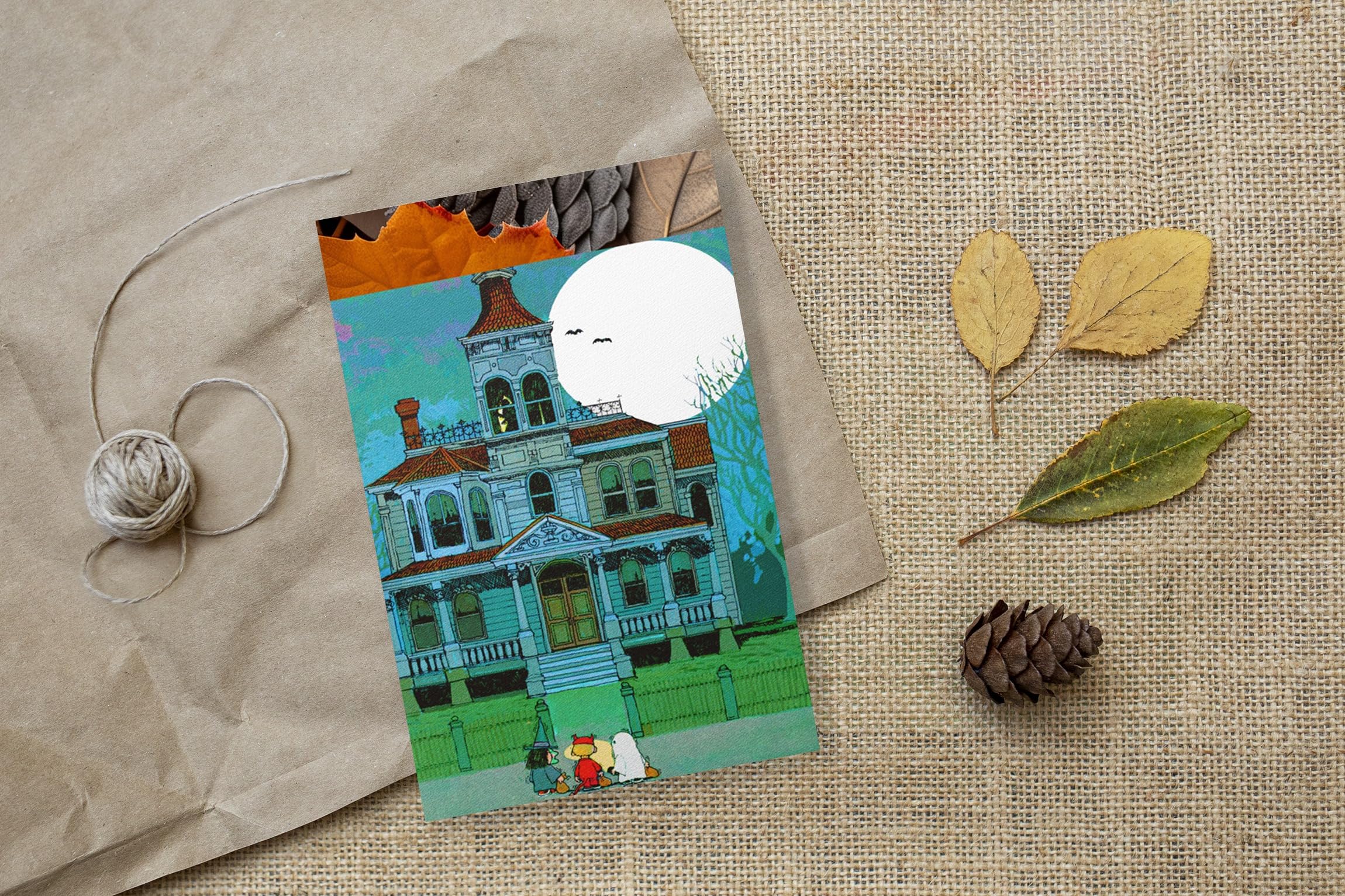 Stonehouse Collection, Haunted House Halloween Greeting Cards – 2-Pack – 6.25 x 4.5 – Includes Envelopes – Happy Halloween Inside – Made in the USA (Assorted 2) - Image 6