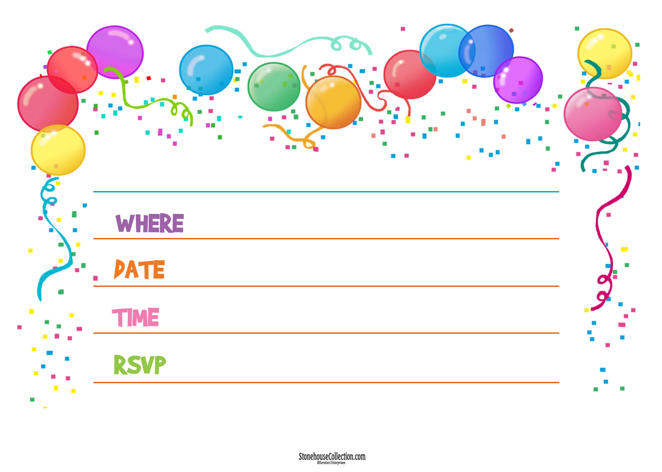 Stonehouse Collection Open House Invitations - 25 Open House Invites with Envelopes - USA Made - Image 3