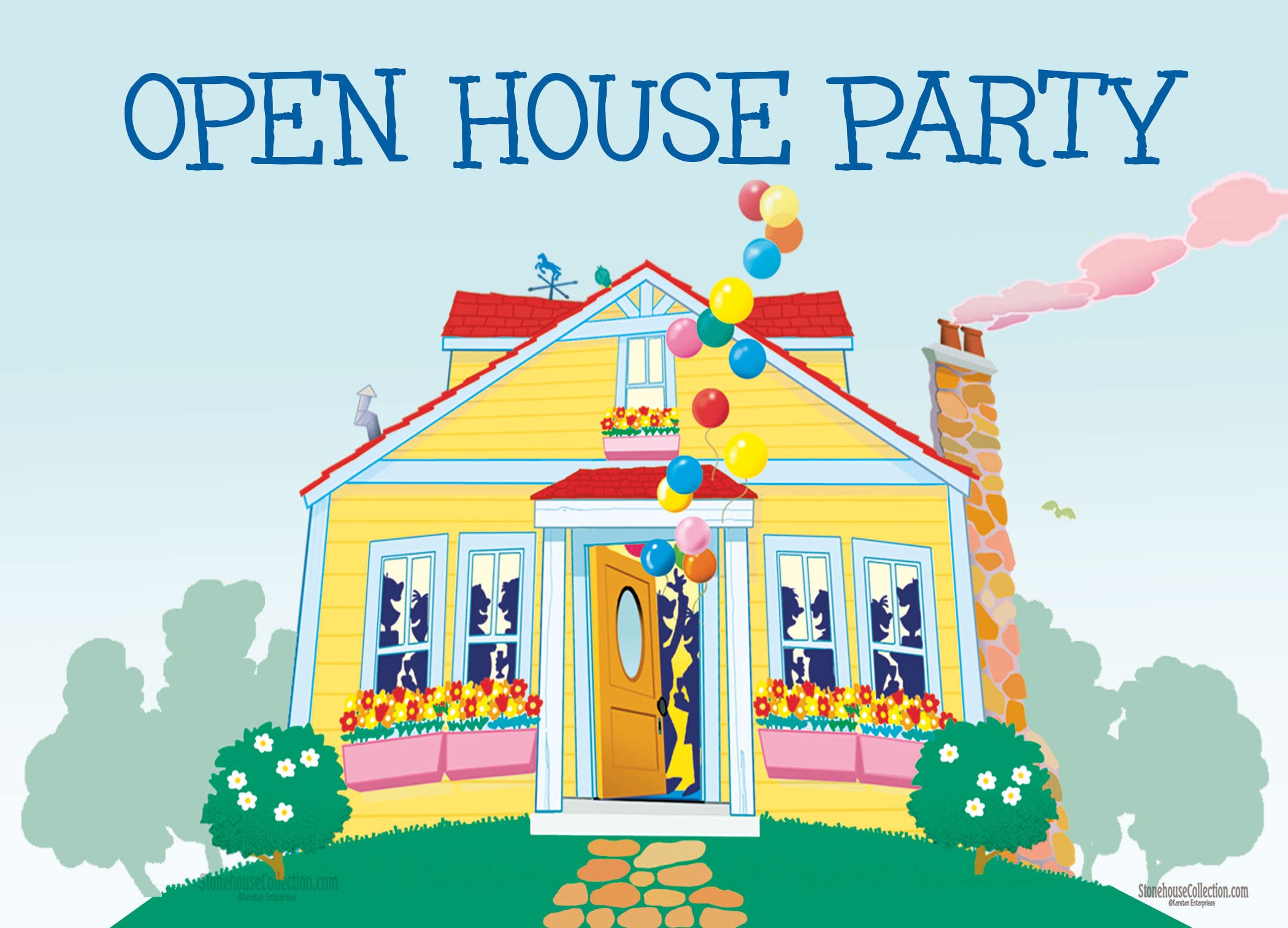 Stonehouse Collection Open House Invitations - 25 Open House Invites with Envelopes - USA Made - Image 4