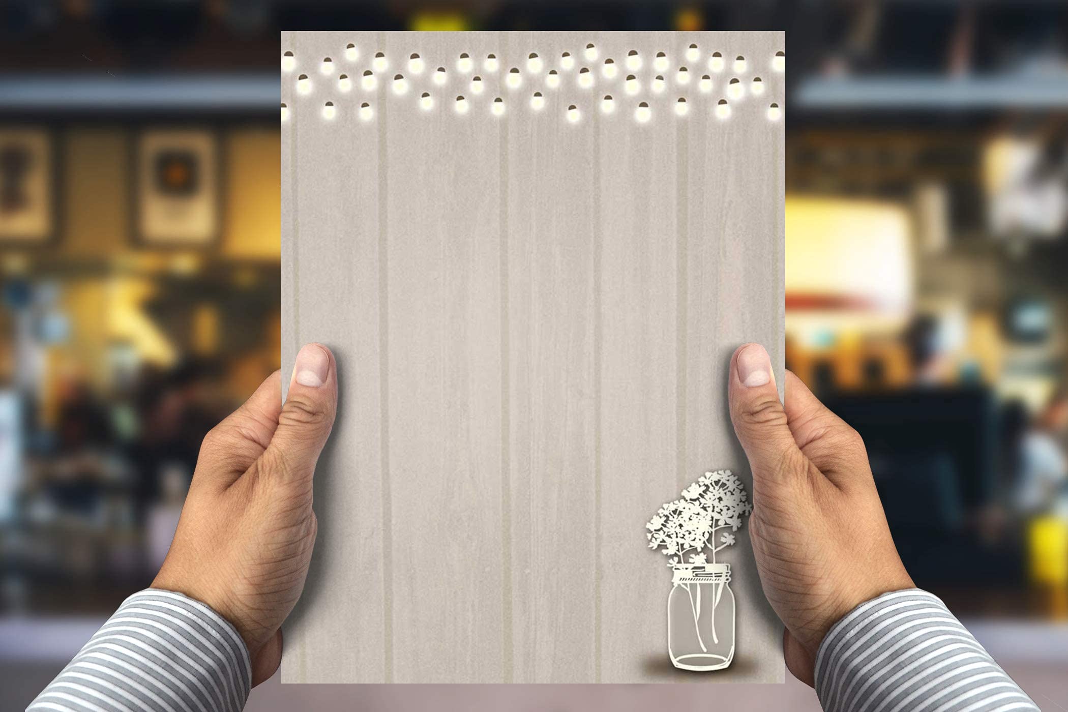 Stonehouse Collection Rustic Assorted Stationery and Notepads - 4 Notepads - 2 Packs of 60 Sheet Stationery - Image 3