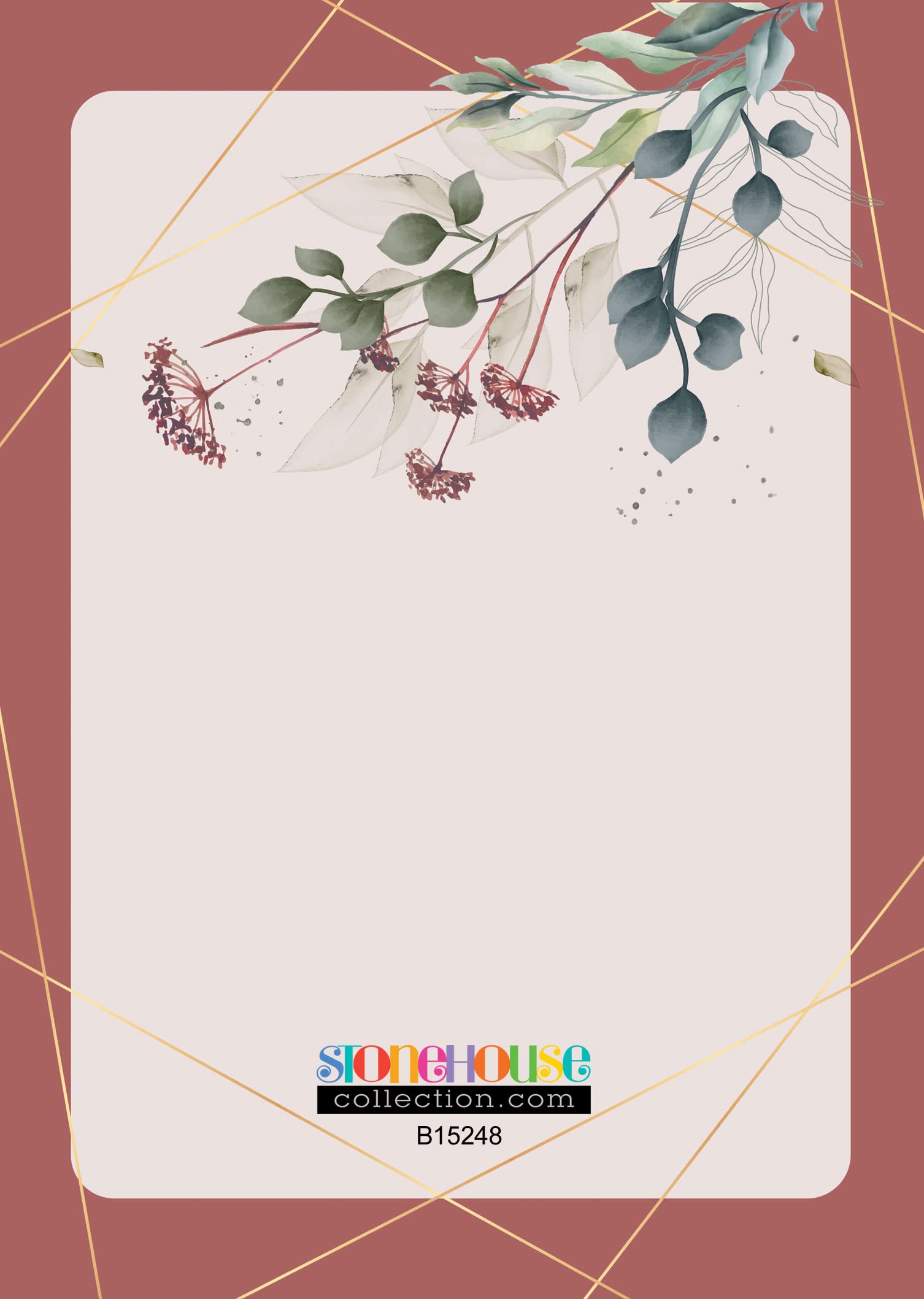 Stonehouse Collection | You Are Invited | Formal Fill-in Fall Farm House Styled Party Invitations With Envelopes | 25 Invites & Envelopes (A Celebration) - Image 3